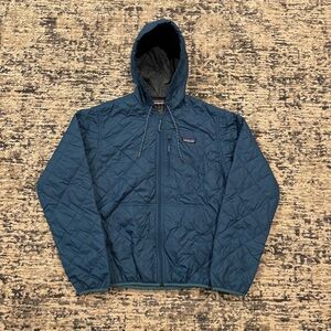 Patagonia Diamond Quilted Bomber Hoody Jacket Men’s Small Outdoor Hike Trail